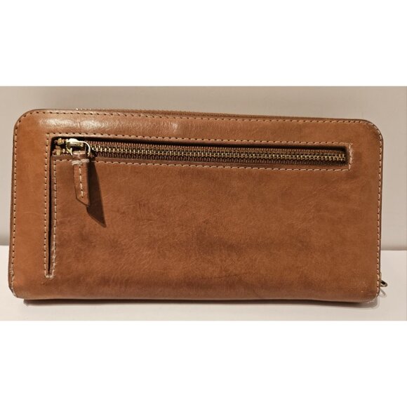 Fossil Cowhide Leather Sydney Zip Around Clutch Wallet 8x4 - Picture 7 of 16